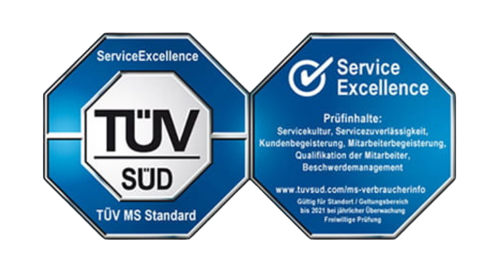 Tuev Siegel Service Qualität